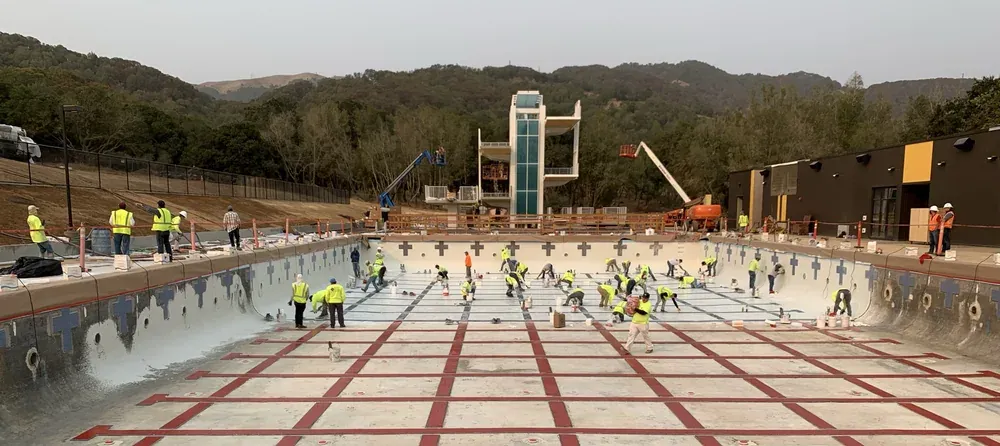 College of Marin - Replastering Swimming Pool by Adams Pool Solutions