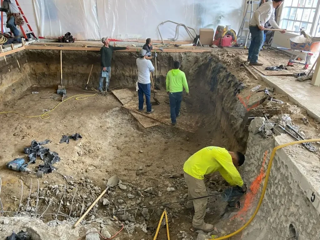 case study excavating 005 - Adams Pool Solutions