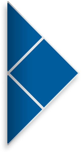 Adams Pool Solutions Logo Featuring Blue Geometric Shapes
