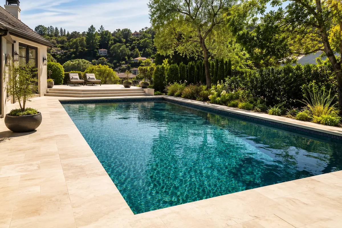 A Photo Of A Beautiful Residential Pool For An Article On Pool Resurfacing Costs 2026
